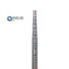 Sokkia 25 ft./7.6m SK Level Rod, 7 sections, ft./10ths & m/dm/cm with case