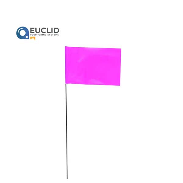 Stake-Flags-21″-4×5-Pink-Glo-100---Bundle-80217